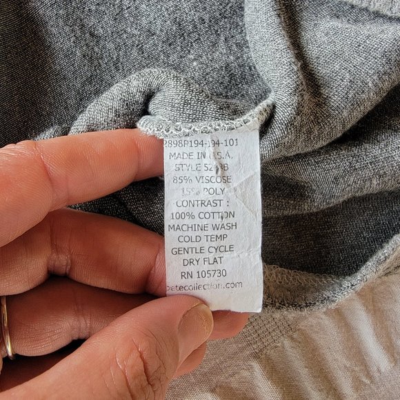 Long Sleeve Crew Color Block Arm and Trim - Picture 4 of 5